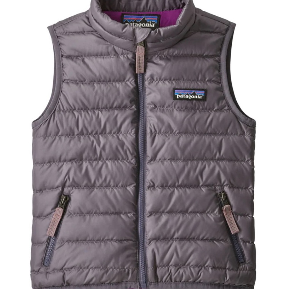 Patagonia Kids Down Sweater Vest Smokey Violet 5T NWOT